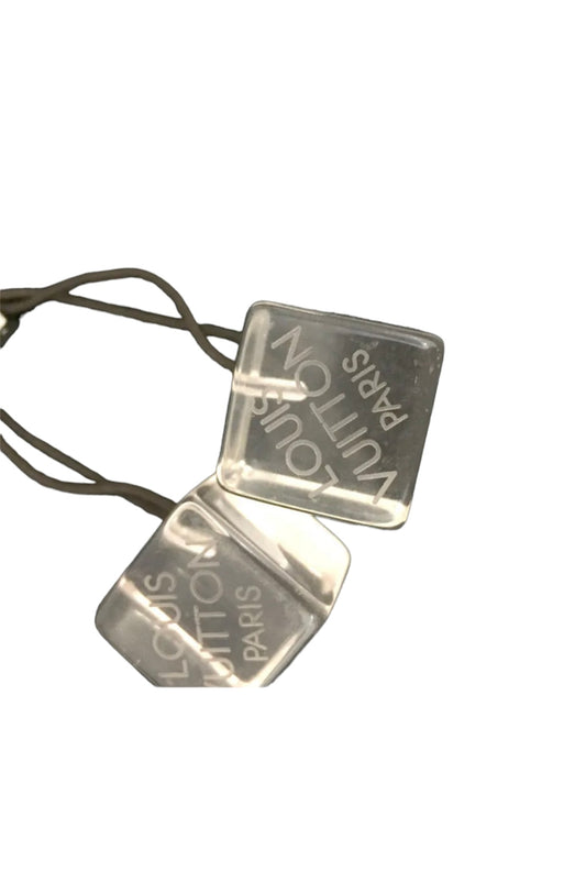 Authentic Vintage Louis Vuitton clear hair cubes