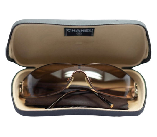 Vintage Chanel rhinestone C C sunglasses chanel sunglasses case