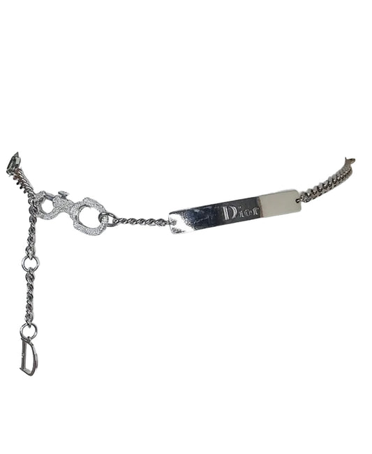 Authentic Vintage Christian Dior Black Chain Belt