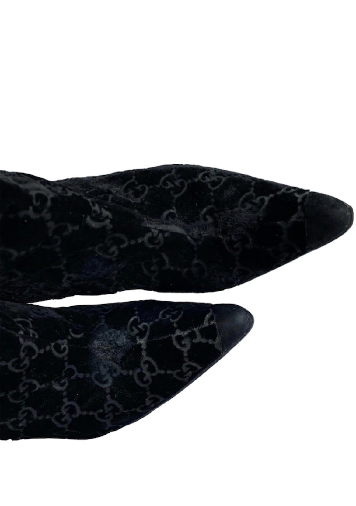 Gucci by Tom Ford F/W 1997 Velvet Boots