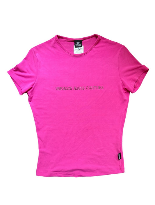 Versace Diamanté Pink Tee