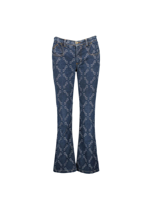 D&G Logo Print Jeans