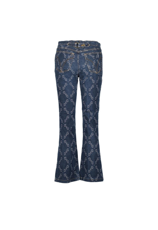 D&G Logo Print Jeans