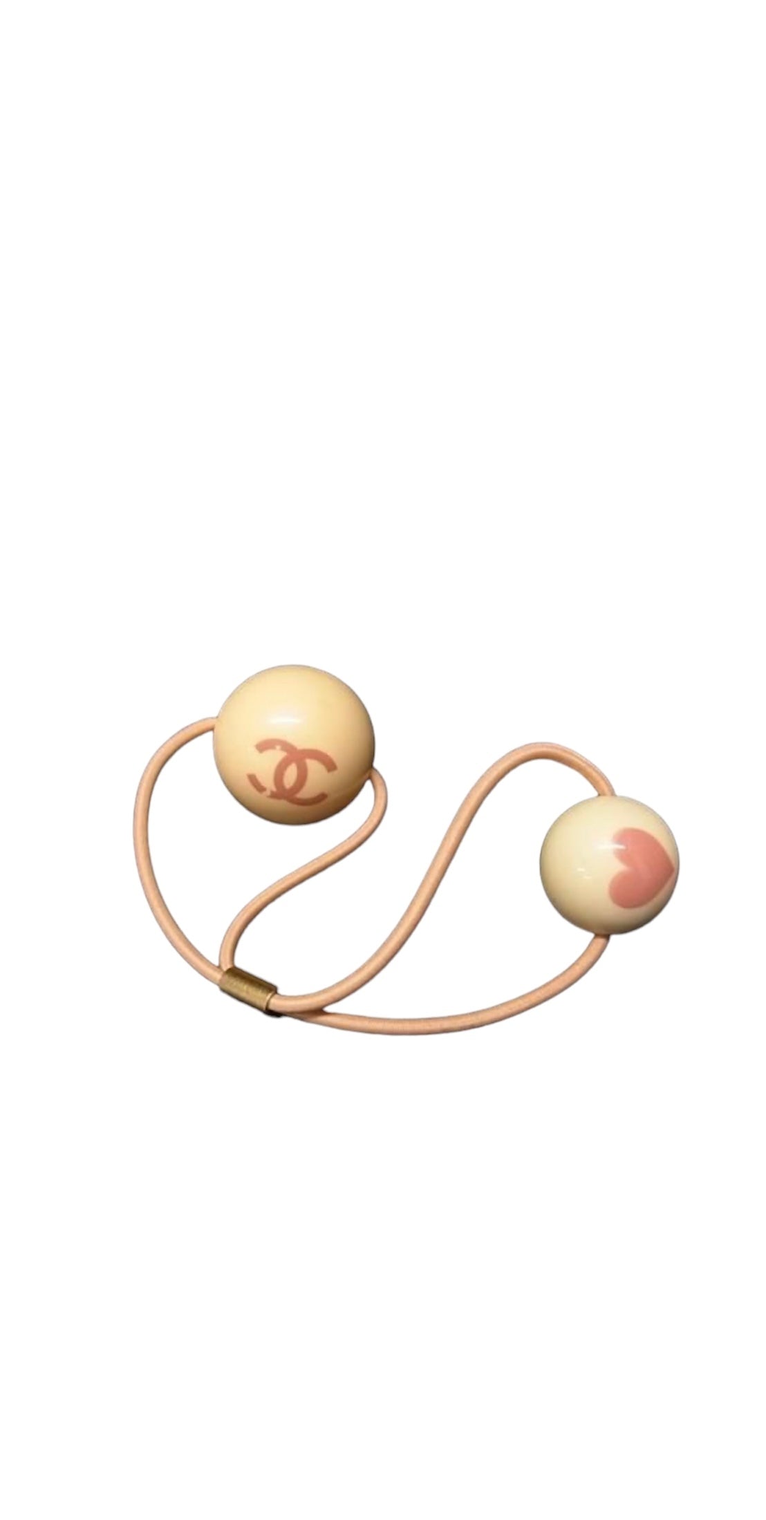 Chanel Pink Hair Tie