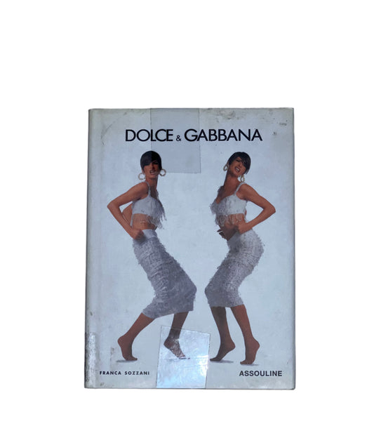 Vintage Dolce & Gabbana fashion memoir by Franca Sozzani. 