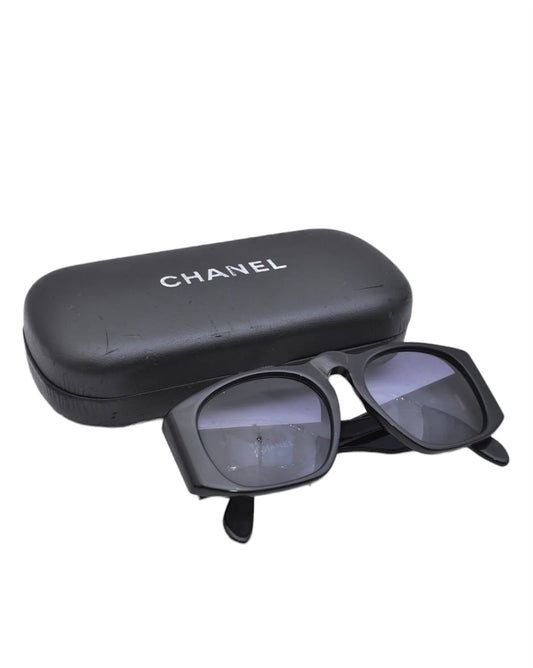 Chanel Black Vintage Quilted Sunglasses Chanel Case