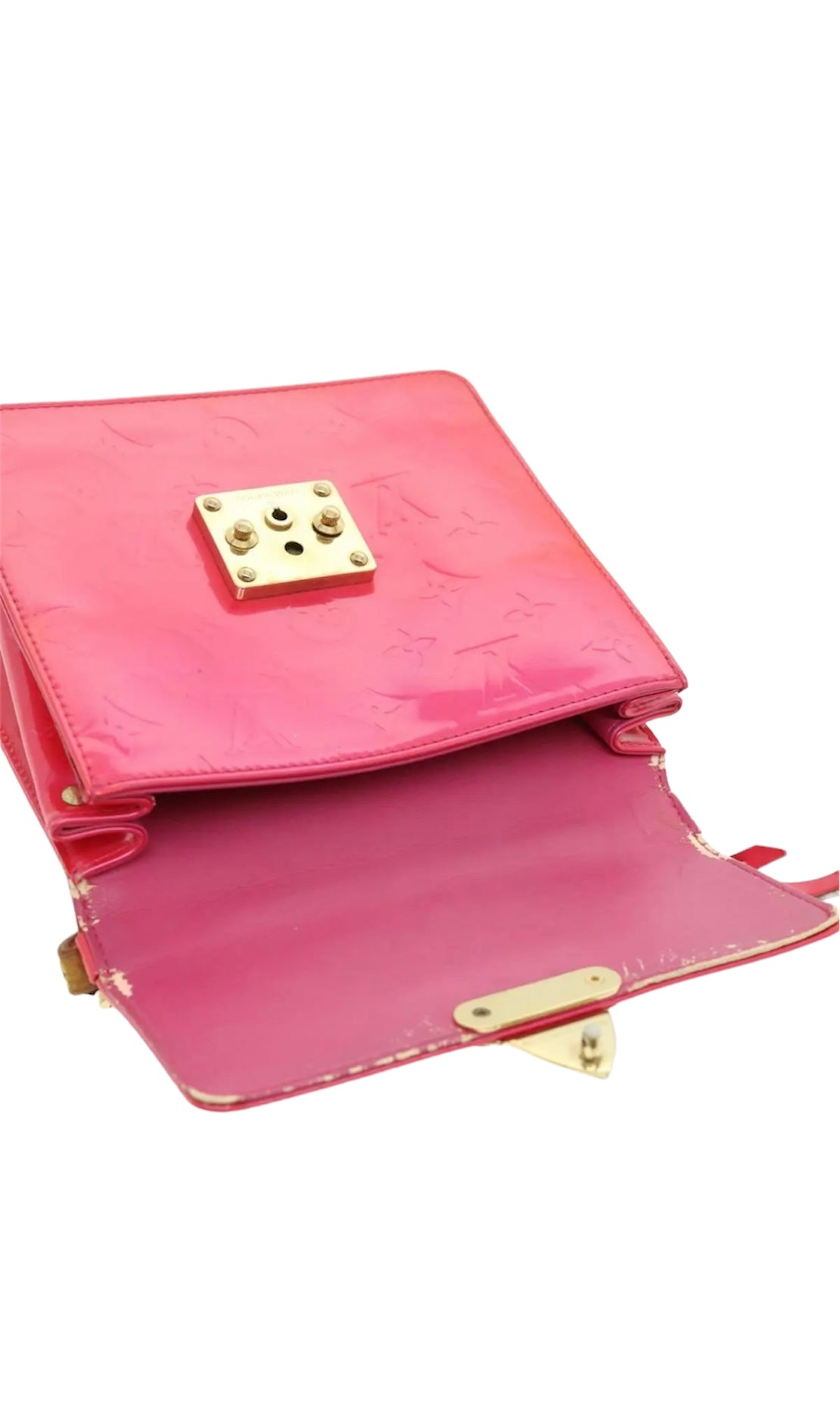 Authentic Vintage Louis Vuitton Pink Vernis Mini Hand bag